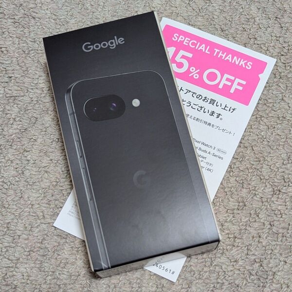未開封 Google Pixel 9a 256GB 黒 Obsidian