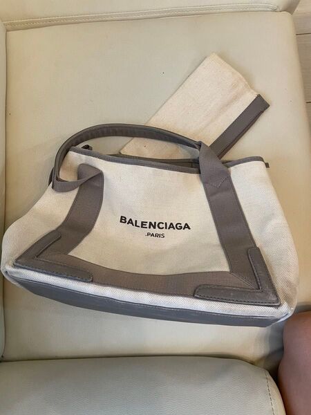 【国内正規品】BALENCIAGA キャンバストートバッグ ポーチ付き