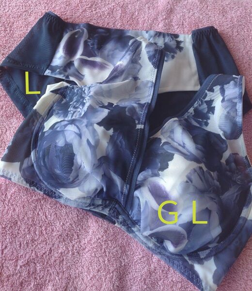 【新品】ドクターメソッド ノンジー ブラGL&ショーツLセット シェイディングブルー DR METHOD