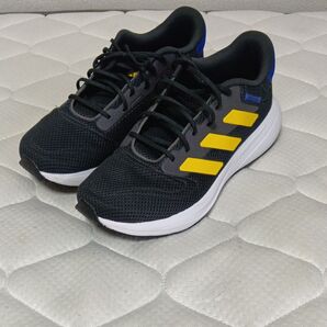 adidas ランニングシューズ 26.5cm ブラック×イエロー