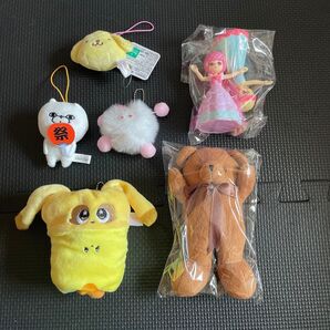 ぬいぐるみマスコット 7点まとめ売り