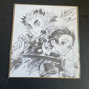 鬼滅の刃無限列車Blu-ray特典イラスト色紙24×27