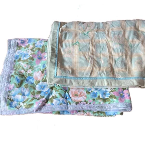 掛け毛布シングル2枚セット 綿毛布 春夏用