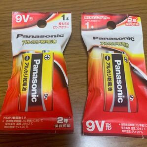アルカリ乾電池 9V パナソニック 2個