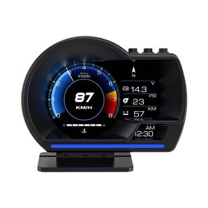 ヘッドアップディスプレイ スピードメーター 追加メーター HUD GPS/OBD2モード 全車種対応 多機能 故障診断
