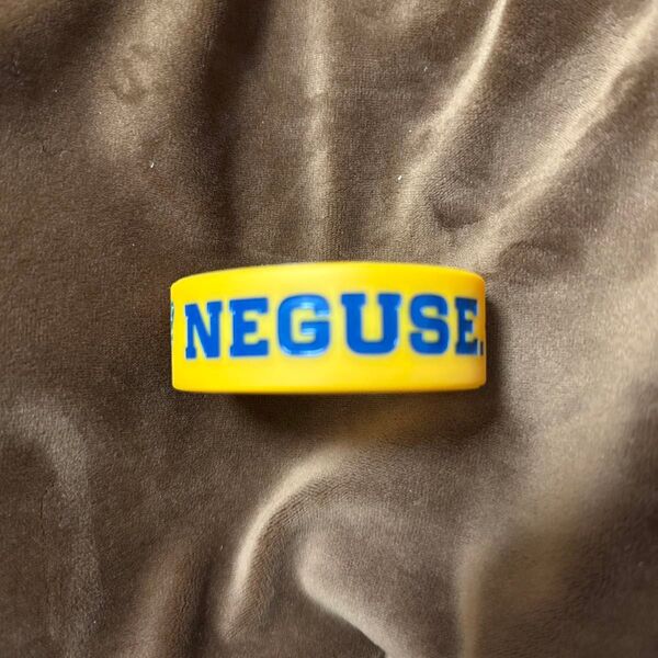 ねぐせ。 NEGUSE リストバンド イエロー ラバーバンド ラババン
