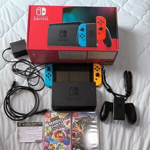 Nintendo Switch 本体+同梱物+ソフト2つ