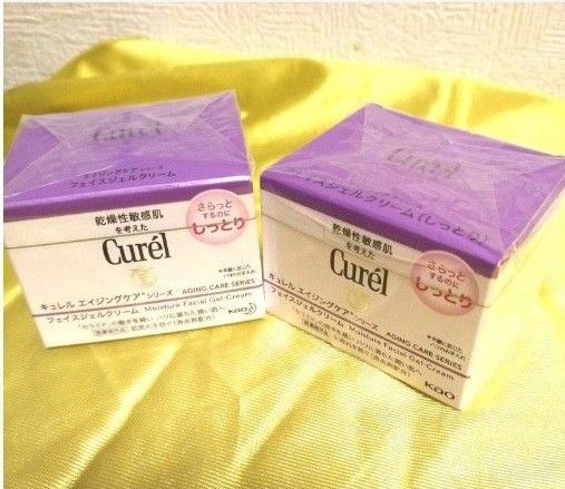 キュレル エイジングケア フェイスジェルクリーム40g × 2個セット