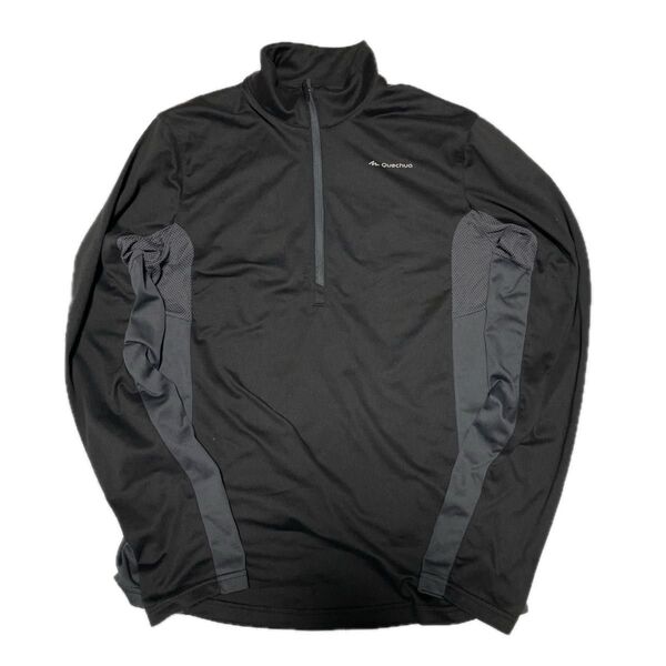 デカトロン quechua ケシュア ハーフジップ フリース M アウトドア