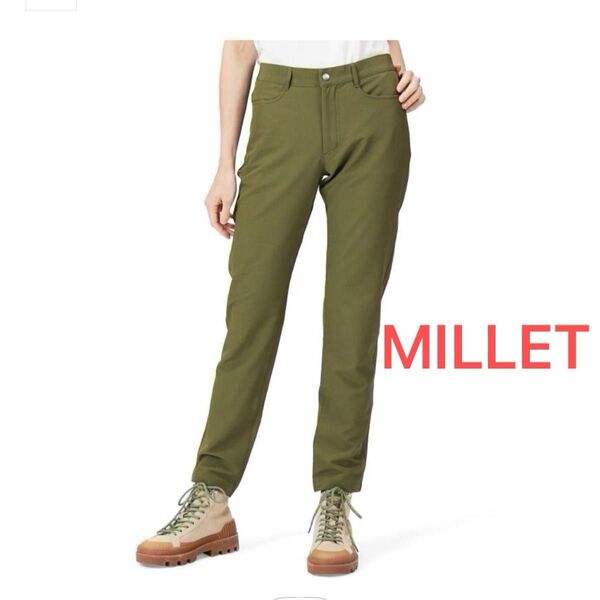 最終値下げ ミレー Millet ウォーム スキニー パンツ MIV01991 レディース FIELD オリーブ Mサイズ