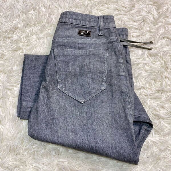 EPOCA UOMO エポカウォモ グレー ストレッチデニムパンツ 44
