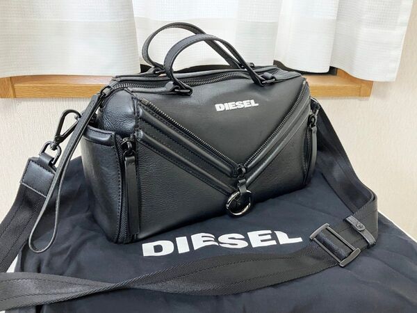 DIESEL LE-ZIPPER 2way ショルダーバッグ