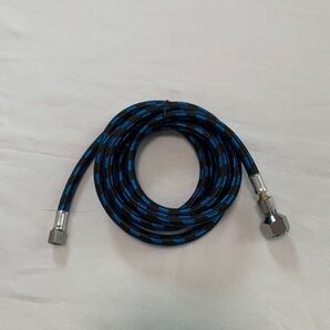 エアブラシ用ホース 1.8m 青/黒