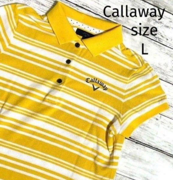 キャロウェイ 半袖 L ゴルフウェア ポロシャツ レディース Callaway