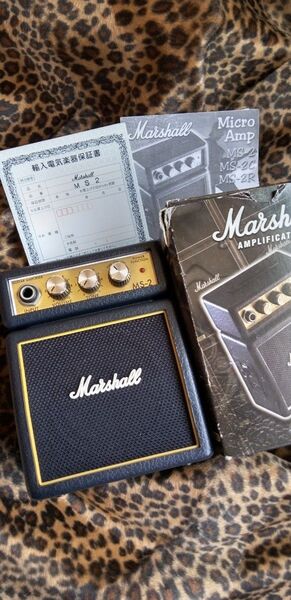 Marshall マーシャル ミニアンプ MS-2 ブラック 【ちょい訳アリ品】