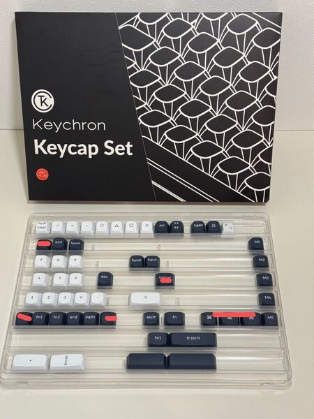 ★端数★Keychron JISレイアウト用 Double Shot PBT OSAキーキャップ (Ice Mountain)