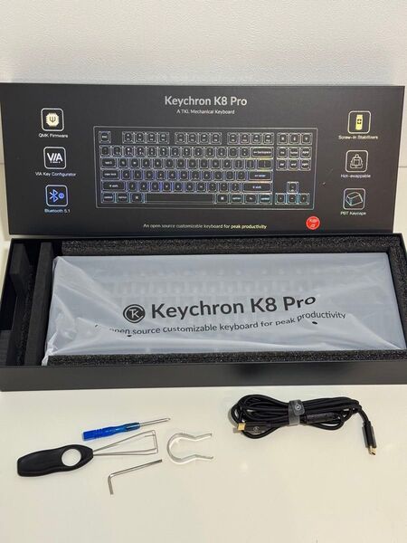 keychron k8 pro キークロン メカニカルキーボード キーキャップ&スイッチなし