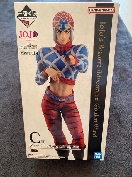 ジョジョの奇妙な冒険 一番くじ GOLDEN WIND MASTERLISE グイード ミスタ フィギュア G賞