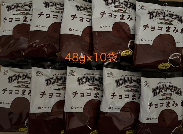 不二家カントリーマアム チョコまみれ 48g ×10袋