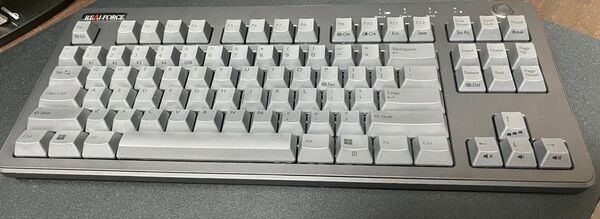 キーボード 東プレ REALFORCE R3 テンキーレス 静音 無線 英語配列 87キー ダークグレー 昇華印刷 R3HD13