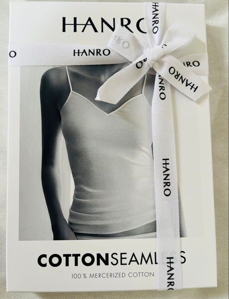 新品未使用 HANRO シームレスキャミソールM 黒