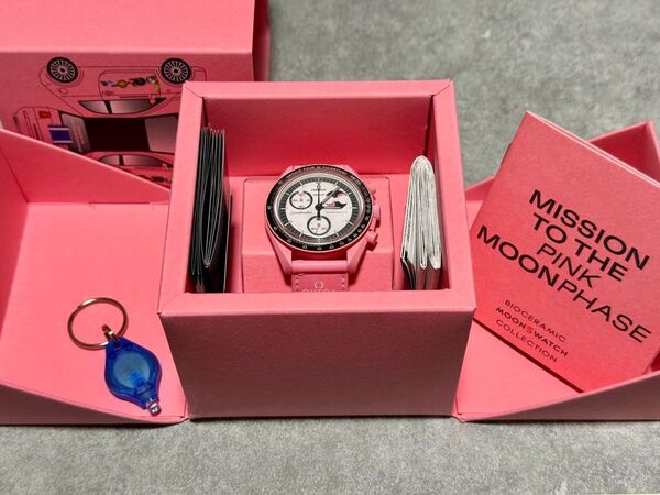 Swatch x OMEGA MoonSwatch MISSION TO THE PINK MOONPHASE 限定 未使用品
