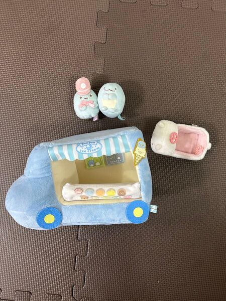 すみっコぐらし てのりぬいぐるみセット アイスクリームワゴン