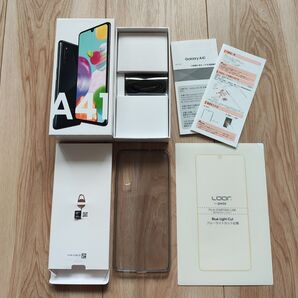 【未使用品】GalaxyA41純正 イヤホン クリアケース SIMピン 説明書 保護シート