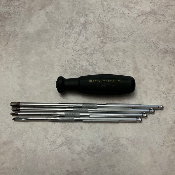 PB SWISS TOOLS ドライバーセット 差替式ESDハンドル/ブレード 8215.AESD 215 D3/4/5 C2