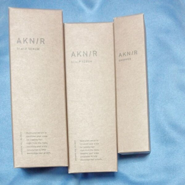 新品 AKNIR 薬用ヘアスカルプセラム80ml2個セットとスポイト