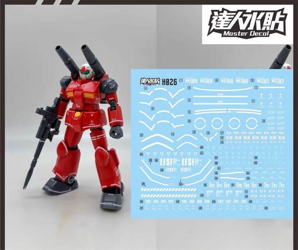 HGUC 1/144 ガンキャノン用水転写式デカール ガンダム ガンプラ プラモデル