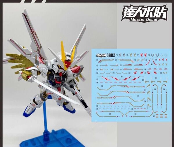 SDガンダム クロスシルエット マイティーストライクフリーダムガンダム用水転写式デカール 他社製 ガンダム ガンプラ