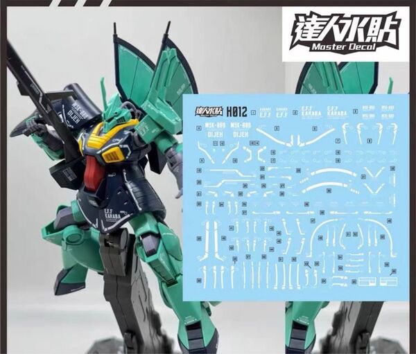 HG 1/144 ディジェ用水転写式デカール 達人社製 ガンダム ガンプラ プラモデル