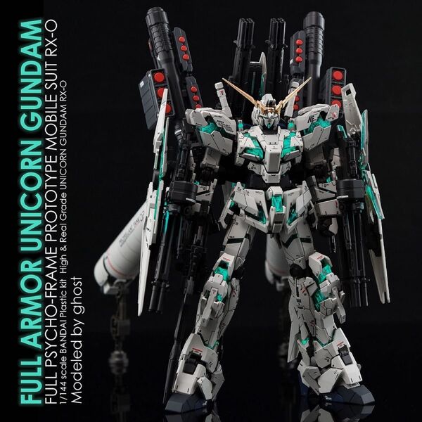 RG 1/144 フルアーマーユニコーンガンダム用水転写式デカール