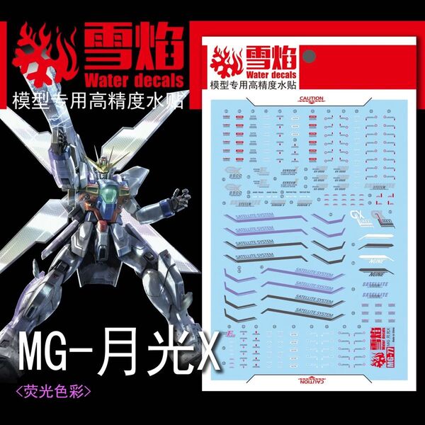 MG ガンダムX用水転写式デカール ガンプラ プラモデル