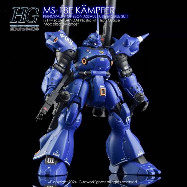 HG 1/144 ケンプファー用水転写式デカール 炎社製 ガンダム ガンプラ プラモデル