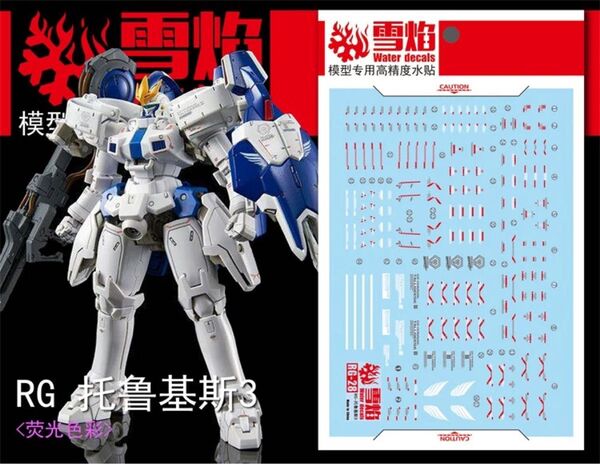 RG 1/144 トールギスIII 用水転写式デカール他社製 ガンダム ガンプラ プラモデル