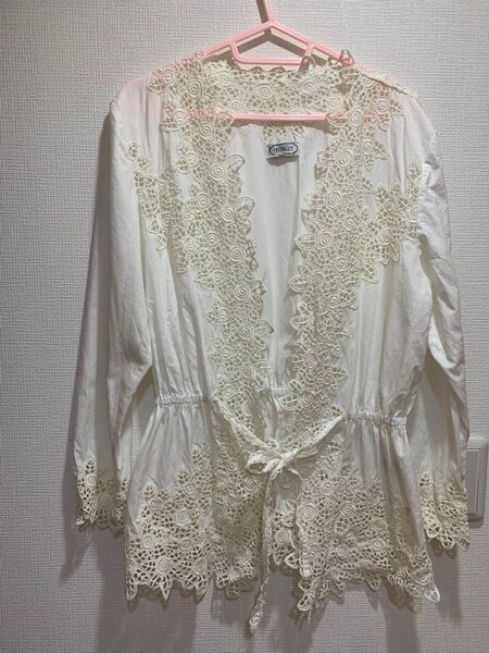 さえら 綿 夏場 カーディガン hischrone UVケア