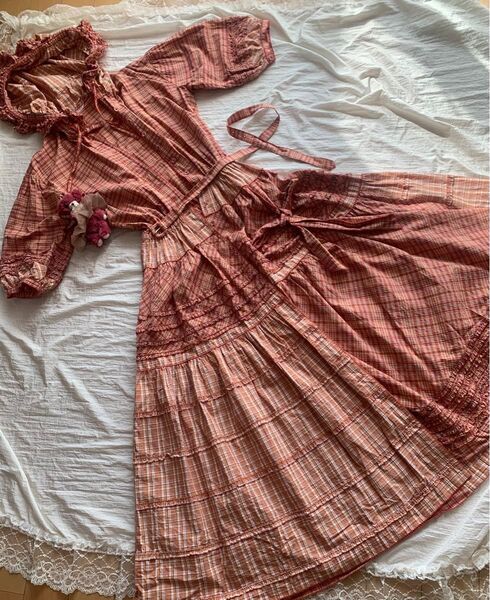 ワンダフルワールド パッチワーク カネコイサオ ピンクハウス pink house 系 全開ワンピース