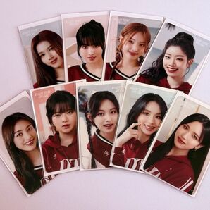 【TWICE】TWICE 5TH WORLD TOUR ‘READY TO BE’ オフラインくじ参加賞 クリアカード 9枚セット