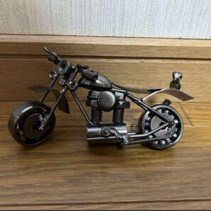 金属製 バイク置物 インテリア