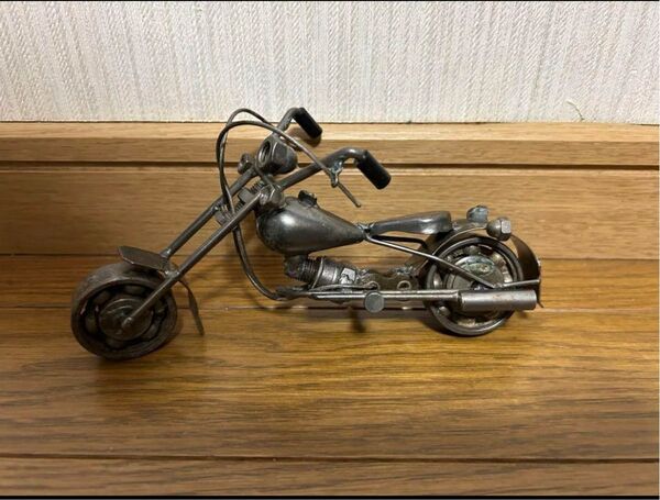 金属製 バイク置物 インテリア