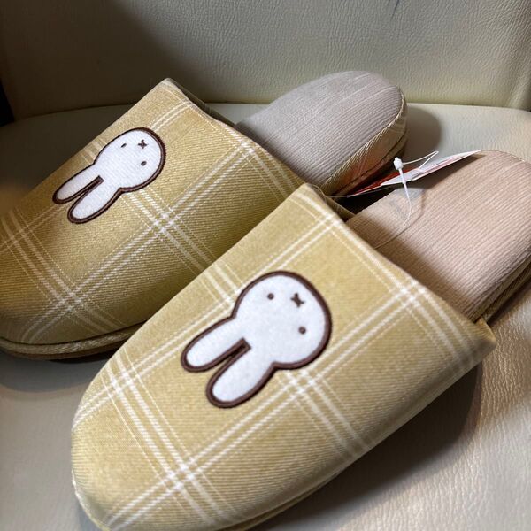 Miffyミッフィー スリッパ ベージュ ルームシューズ