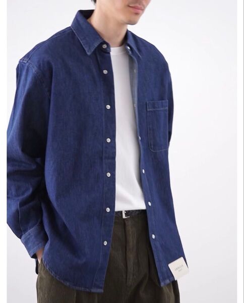 JOURNAL STANDARD relume AMERICAN デニムシャツ by COTTON USA ネイビー L