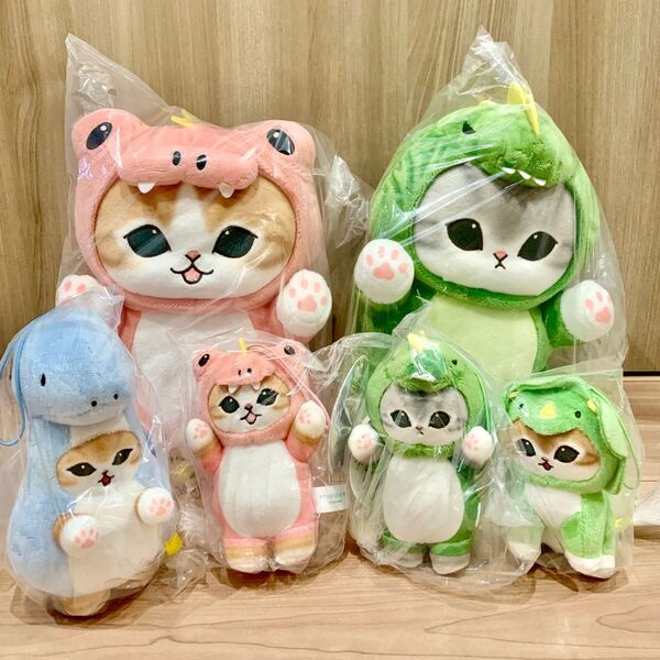 モフサンド mofusandかいじゅうにゃん BIGぬいぐるみ&マスコット 6点