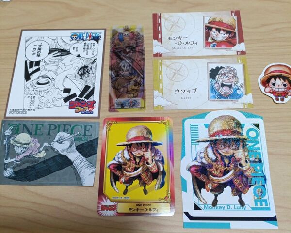 ワンピース ONE PIECE 名刺カード アニメイト特典 ナツコミ ジャンプフェスタ配布品
