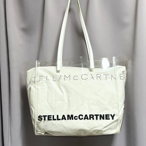 STELLA McCARTNEY ロゴプリントクリア トートバッグ