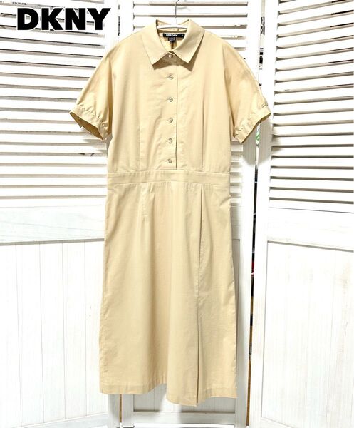 DKNY 半袖 シャツ ロング ワンピース 2