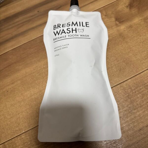 ブレスマイル ウォッシュ 1本 270ml 付属カップ1個付き 薬用マウスウォッシュ 液体歯みがき オーラルケア 医薬部外品