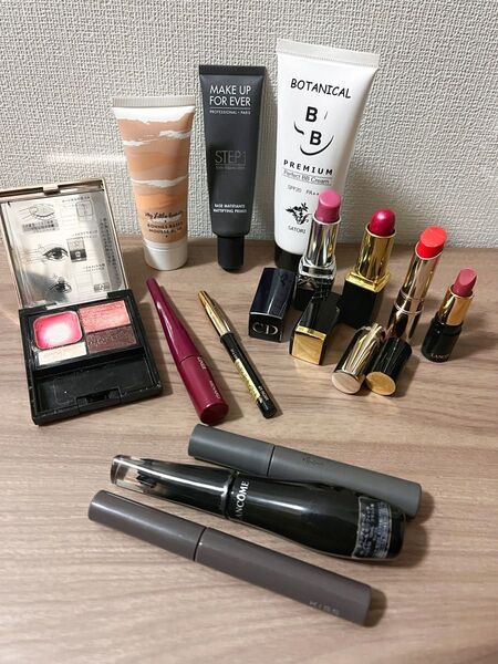 【まとめ】LANCOME、Diorなどリップ、化粧下地、マスカラ コスメセット